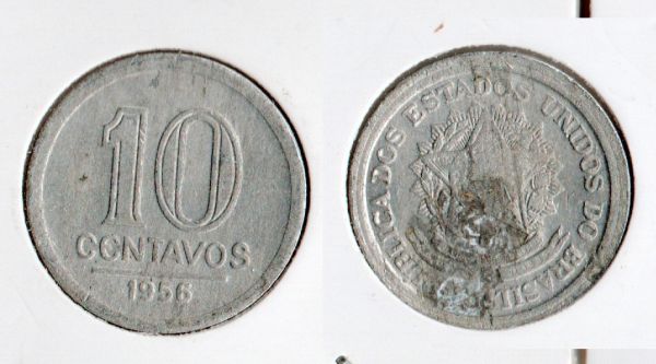 BX257/1 - 0,10  1956 - 741.000 - Aluminio