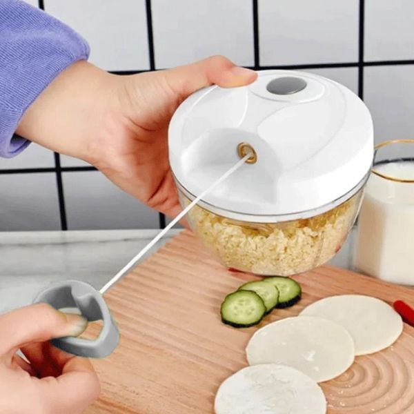 Triturador de alimentos manual com recipiente - 400 ml