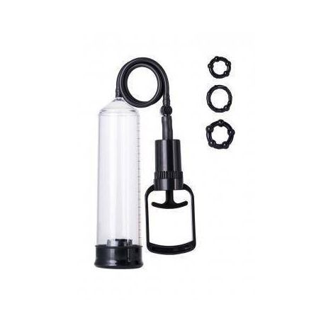 BOMBA PENIANA MANUAL PVC 23.5X3.7 Q TOYS