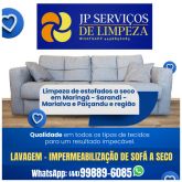 Limpeza de sofás Jardim Alamar em Maringá