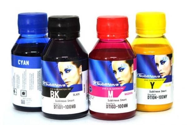 Tinta Sublimática Inktec 4x100ml + 4 Bicos + 1 Par de Luvas + Perfil LCC
