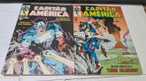 05 Gibis Capitão América 128 130 138 149 151 Coleção Formatinho Antigo