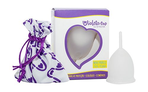 Violeta Cup - Tamanho A - Incolor