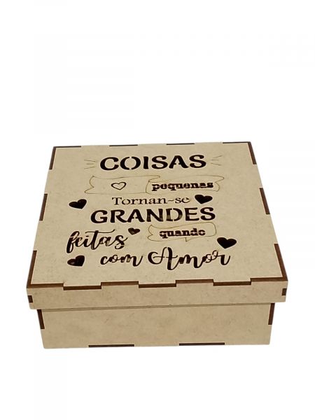 CÓD-DN15 CAIXA 15X15X6 COISAS PEQUENAS TORNAN-SE GRANDES