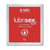 Gel Lubrificante com Aquecimento Lubrisex Hot - sachê 5g