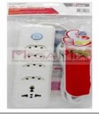 Extensão 4 Tomadas + 1 Universal 2M KA-7006 - Kapbom