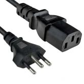 Cabo Força Energia Tripolar 3 Pinos Tipo Fonte Notebook .                    WH