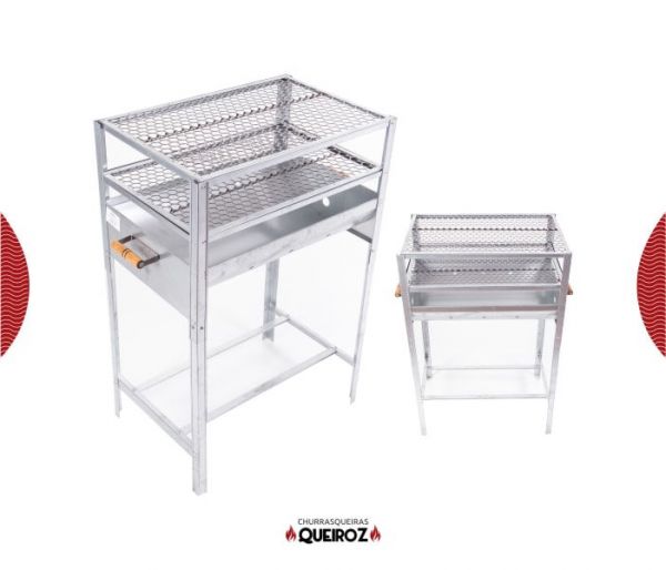 Churrasqueira Galvanizada Dupla