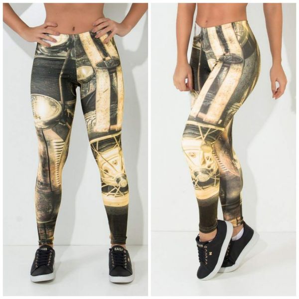 Legging Ancient Car Sublimada