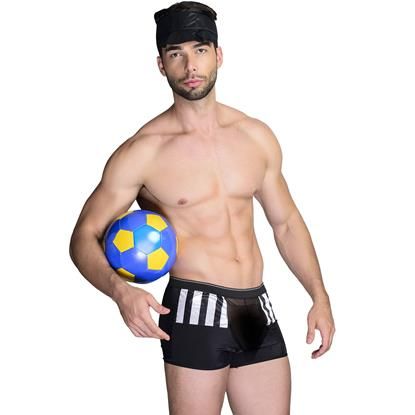 Fantasia Masculina Juiz De Futebol Hot Flowers