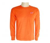 Camisa Manga Longa Hollister Laranja MOD:76971 [Réplica]