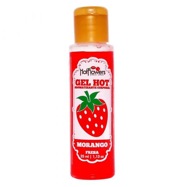 Gel hot morango