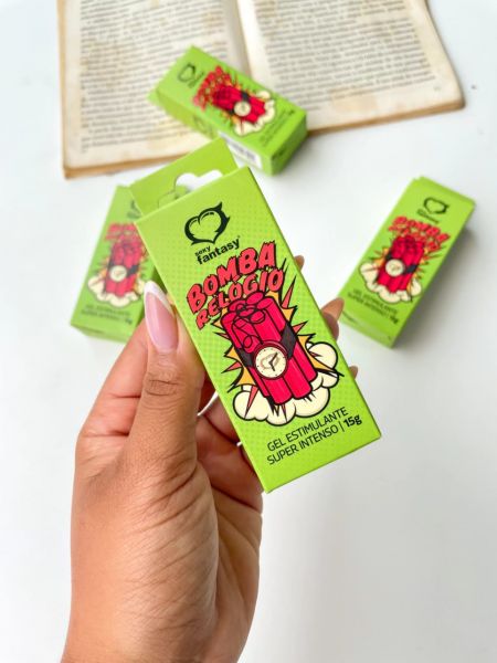 GEL BOMBA RELÓGIO ESTIMULANTE SUPER INTENSO 15G