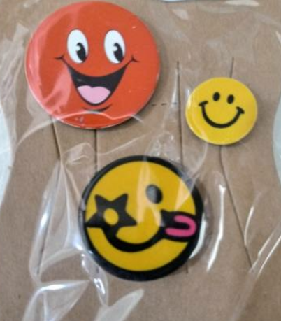 Broche emoji (3 unidades)