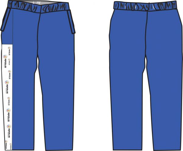 calça unisex 2, 4, 6, 8