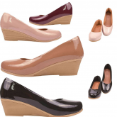 Scarpin Anabela - Salto Médio