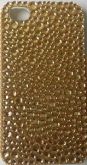 CASE STRASS GRANDE DOURADA PARA IPHONE 4 E 4S