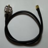 Pigtail  Sma Fêmea para UHF Macho 50cm RG58/U