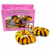 Algema de Metal em Pelucia Cuffs