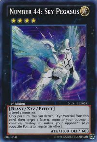 Number 44: Sky Pegasus NUMH-EN028 - Secret Rare