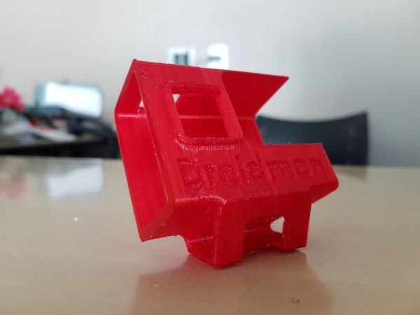 Case Protetor Gopro em TPU Hero 5 & 6 C/ Base 30º (Vermelho)