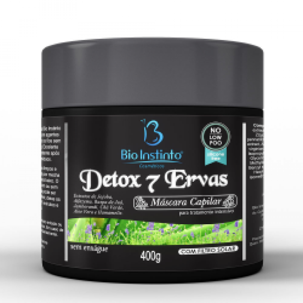 mascara capilar detox 7 ervas