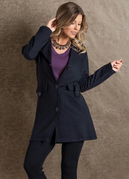 Sobretudo Feminino Preto