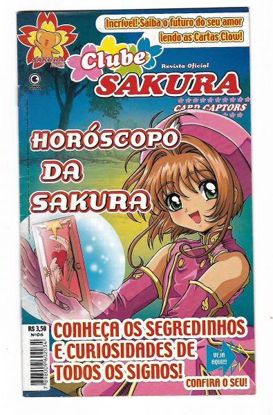 Revista Oficial Clube Sakura Card Captors 6 - Editora Conrad