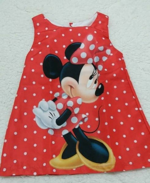 Vestido Trapézio Minie Vermelho