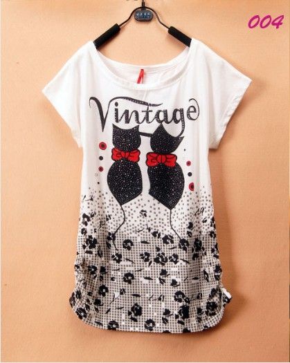 Camisa Vintage Two Cats