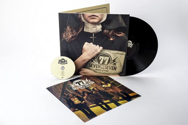 Seventy Seven - Bright Gloom (LP Gatefold Black Vinyl + Cd - Novo, apenas não lacrado)