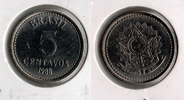 BX385 - 0,05 1988 - (1.000.000) Escassa