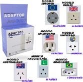 Adaptador de Tomada Europeia Universal com 3 Pinos Bivolt com Luz Led