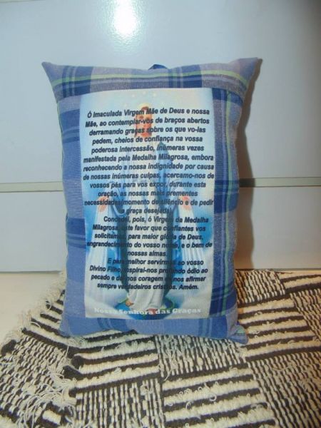 Almofada Oração Nossa Senhora das Graças