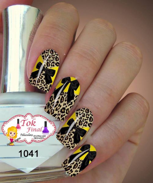 Películas e Adesivos para Unhas Mod. Animal print Cód. 1041