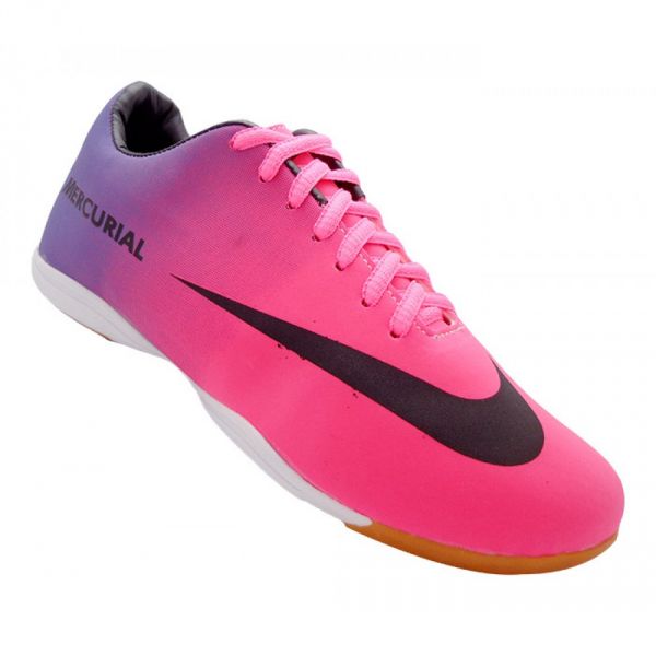 Chuteira Futsal Nike Mercurial Roxo e Pink