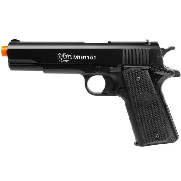 Pistola Airsoft Spring Colt 1911 A1 Metal Slide