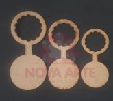 Kit Chaveiro circular liso