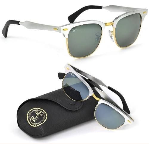 Oculos De Sol Ray Ban Clubmaster Aluminium Rb3507