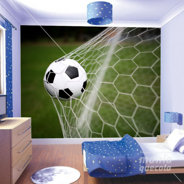 Painel Adesivo Bola de Futebol Gol