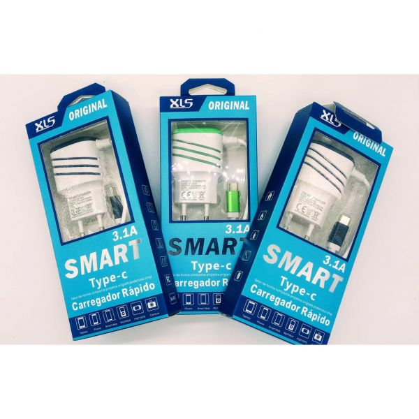 Cód: 26 CARREGADOR RAPIDO 3.1A SMART