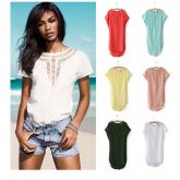 Camisa Cihffon Cores VAF0103