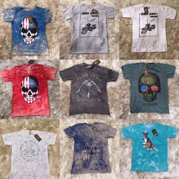 10 camisetas jonh jonh e reserva malha lavada