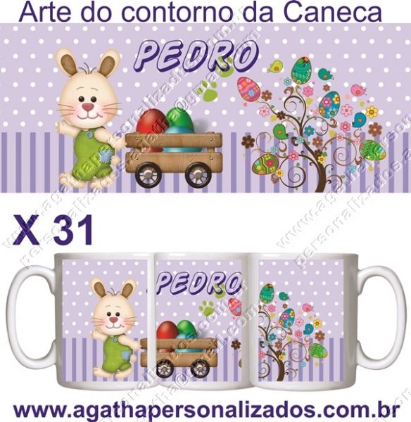 Caneca Personalizada "Páscoa" (X 31)
