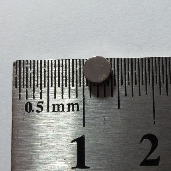 Imã De Neodimio 4mm x 2mm