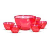 KIT SOBREMESA CRISTAL 6 PÇS