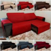 Jogo Capa Sofas 2x3Lgs Bella Azul Vera Lucia