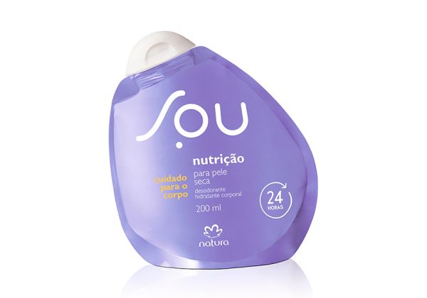 Desodorante Hidratante Corporal Nutrição para Pele Seca SOU - 200ml