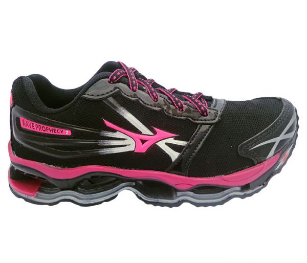 Feminino Mizuno Wave Prophecy II Preto e Rosa MOD:11511