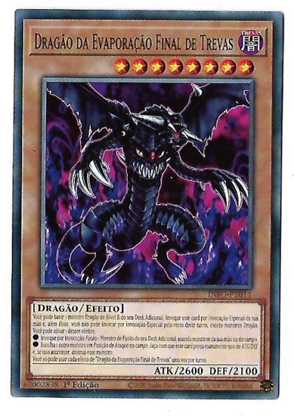 Yu-Gi-Oh Dragão da Evaporação Final de Trevas - Comum
